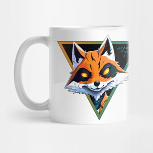 crazy cosmic fox Mug